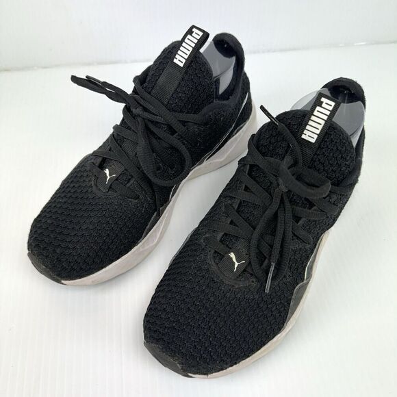 Puma Incite Sneakers Black Size 6.5 Running Shoes Lace Up Athletic - Picture 1 of 9
